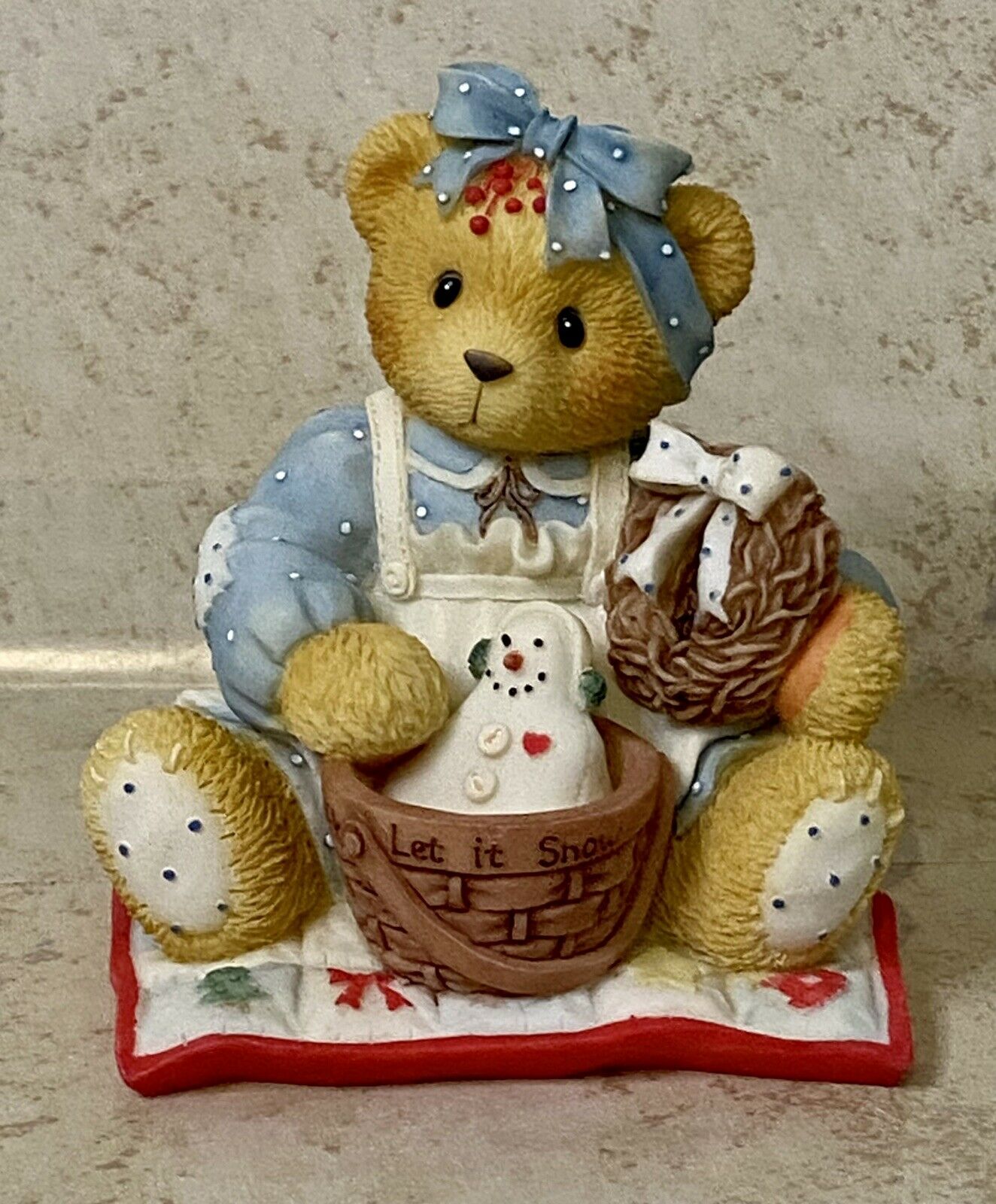 Suzanne "home Sweet Country Home" #533785 Cherished Teddies Figurine Snowman