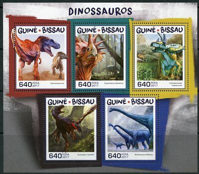 Guinea Bissau  2017 Dinosaurs Sheet Mint Nh