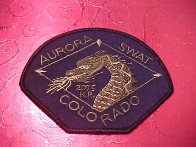 Aurora Colorado S.w.a.t.  Police Patch Shoulder Size Unused