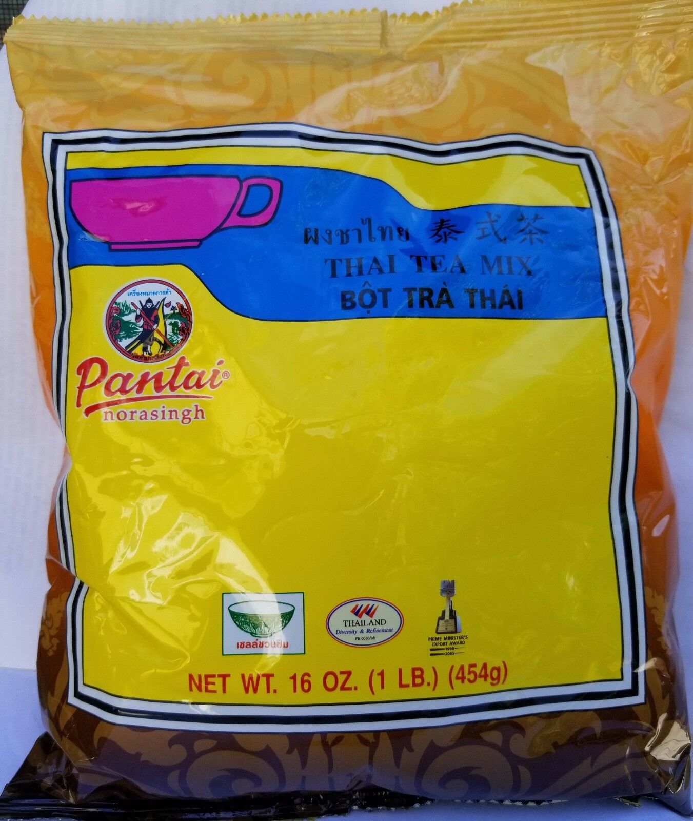 Pantai Thai Tea Leaves Mix (pantai) Thai Iced Tea 1 Lbs 16oz 454g Bag