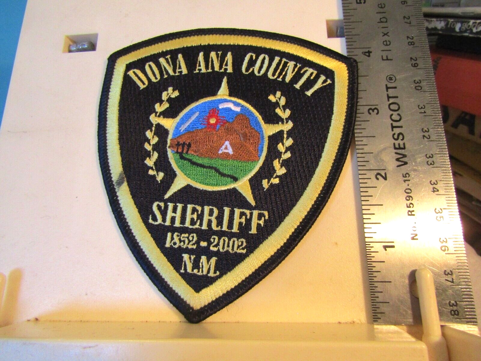 Dona Ana County Sheriff 1852-2002 New Mexico Patch 4.6" Tall Vg *