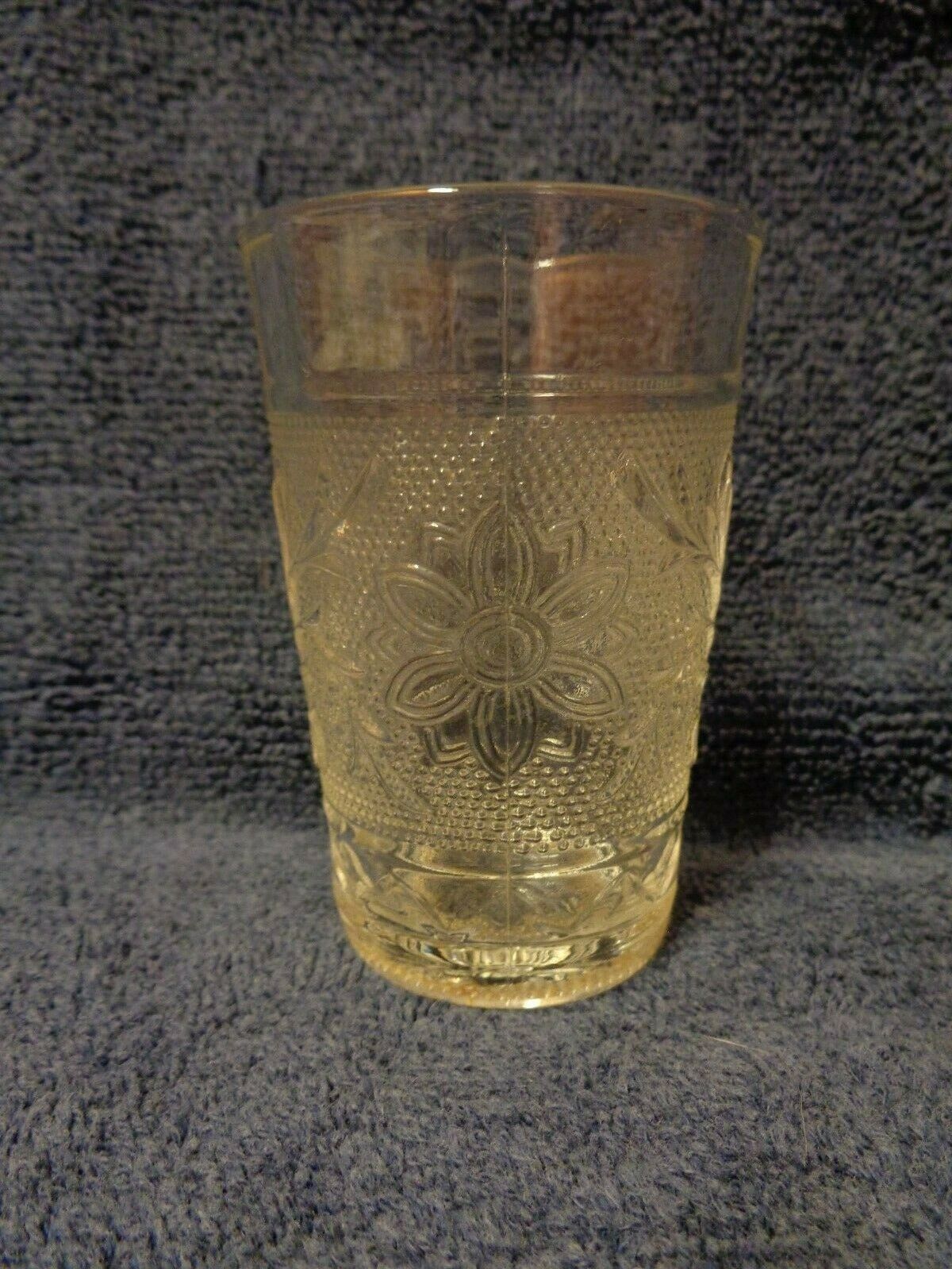 Crystal "sandwich" Five Ounce Juice Tumbler By Hocking Glass Company (1939-1964)
