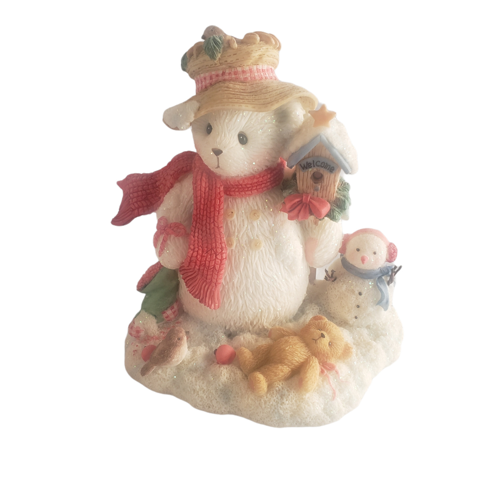 Cherished Teddies Merry "in The Meadow We Can Build A Snowman" 706906 2000