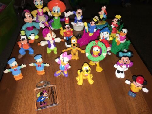 Lot 20 Variety Mickey Mouse Figures Applause Epcot Center Bk Wind Up Nestle Toys