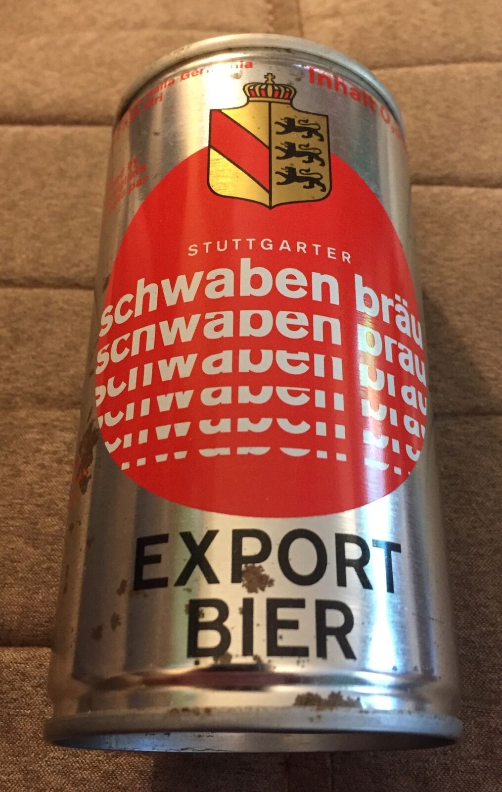 Stuttgarter Schwaben Bray Export Beer Can West Germany