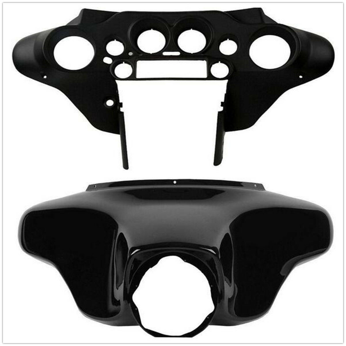 Black Front Outer Batwing Or Inner Fairing For Harley Street Electra Glide 96-13