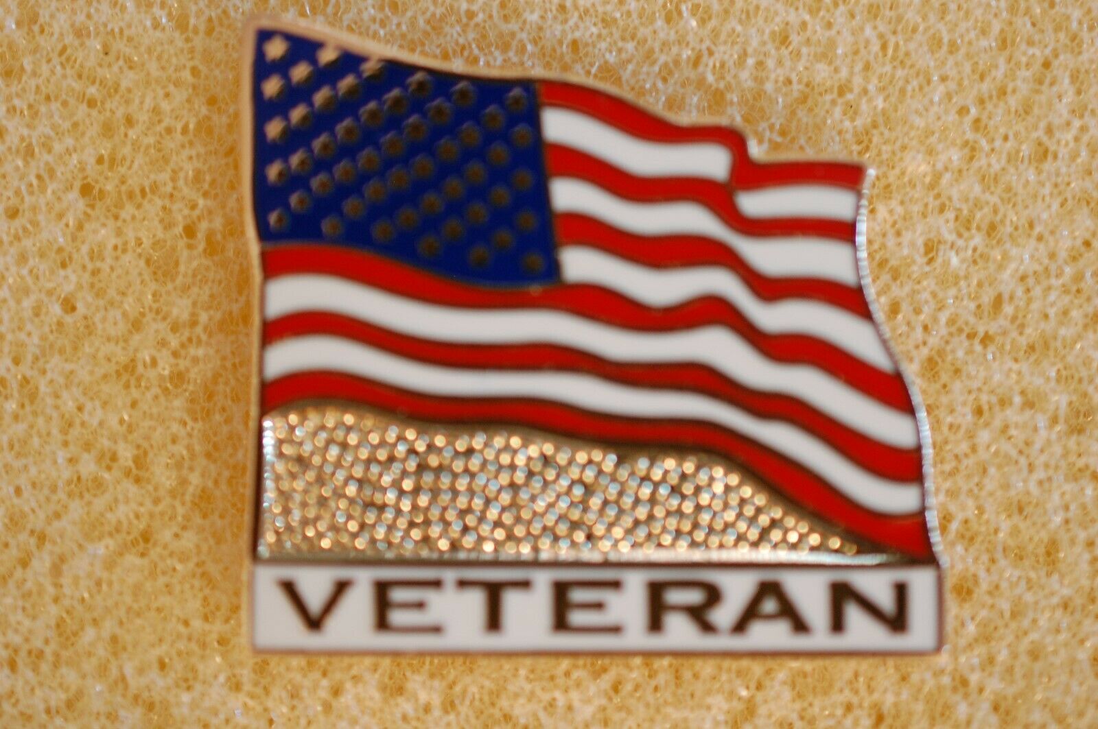 Us Usa American Flag Veteran Military Hat Lapel Pin