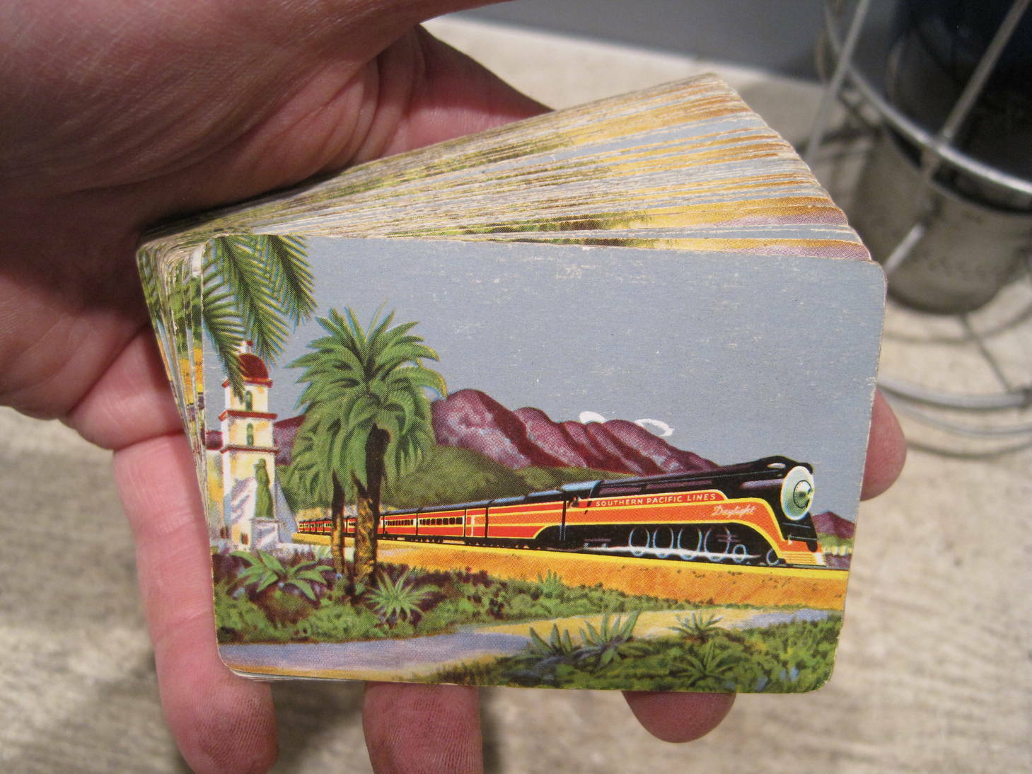 Southern Pacific Set Of 52 Cards.  Nice Daylight Logo On Fronts.