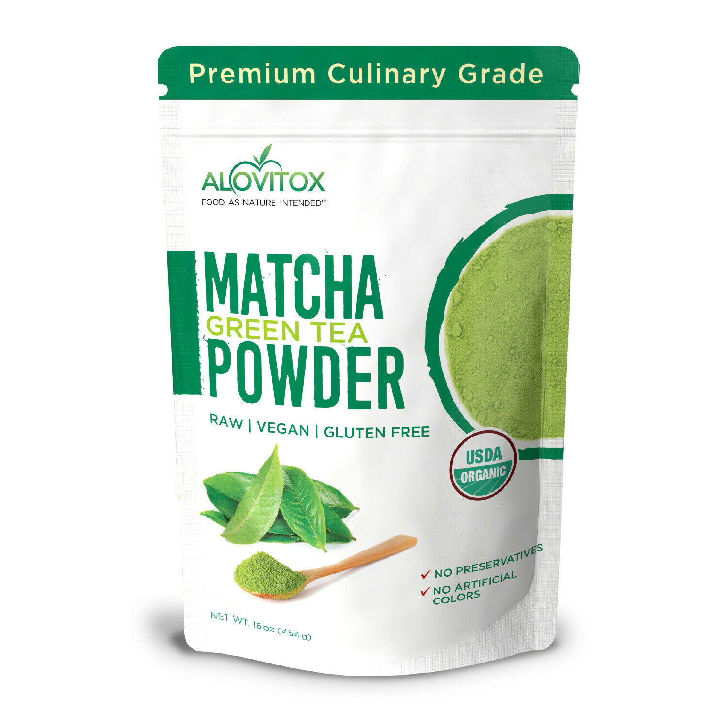 Matcha Organic Green Tea Powder Usda Certified Matcha 16oz | Chinese Powder 1lb