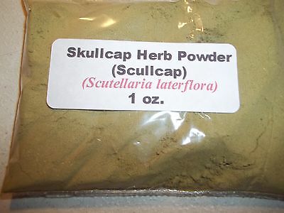 1 Oz. Skullcap Herb Powder (scutellaria Lateriflora) Scullcap