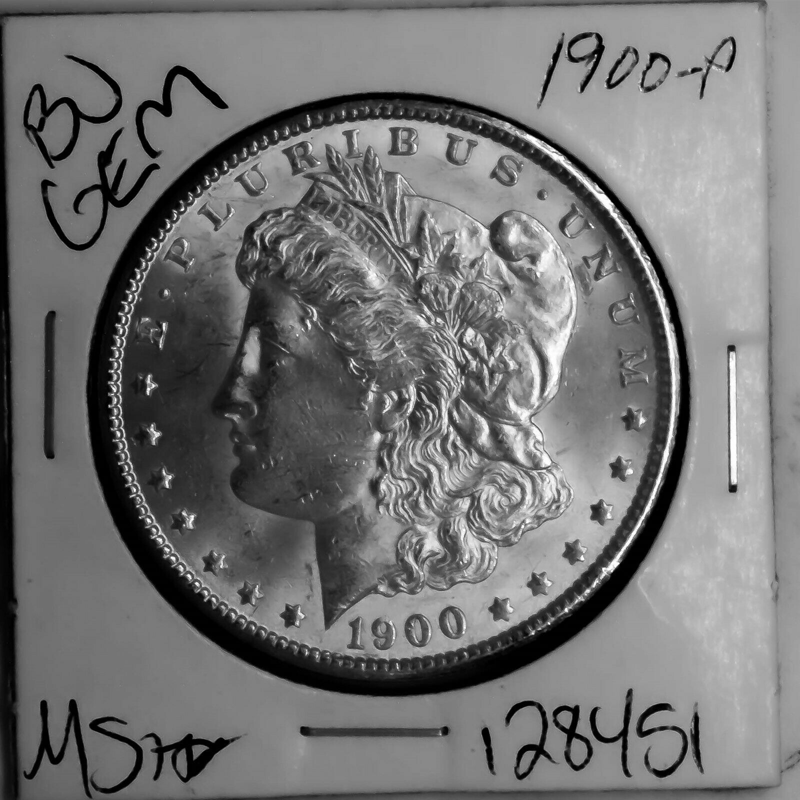 1900 Gem Morgan Silver Dollar Bu Ms+++ Unc Coin Free Shipping #128451