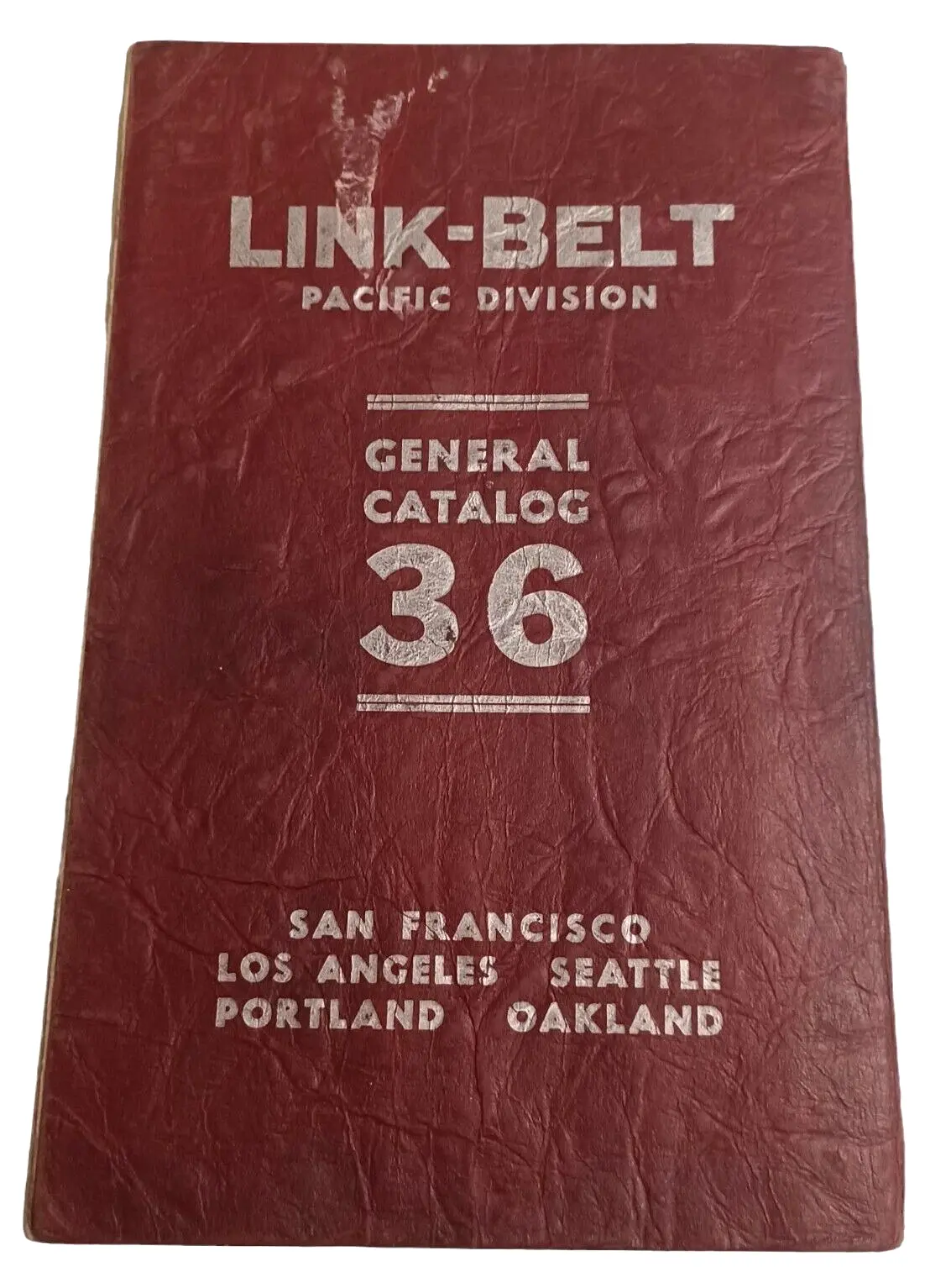 1936 Link-belt Pacific Divisio General Catalog No 36