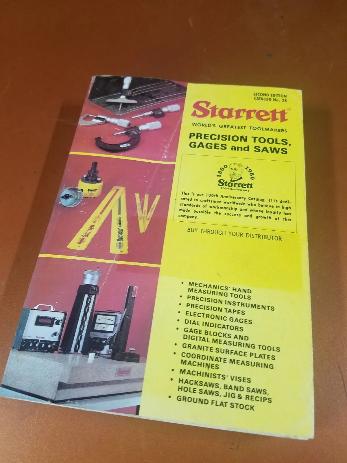 Vintage Starrett 2nd Edition Catalog No. 28 Precision Tools, Gages, & Saws (23)