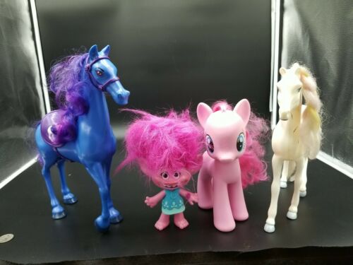 Lot Of 4 Horses 1 Troll Please See Pictures My Little Pony 2013