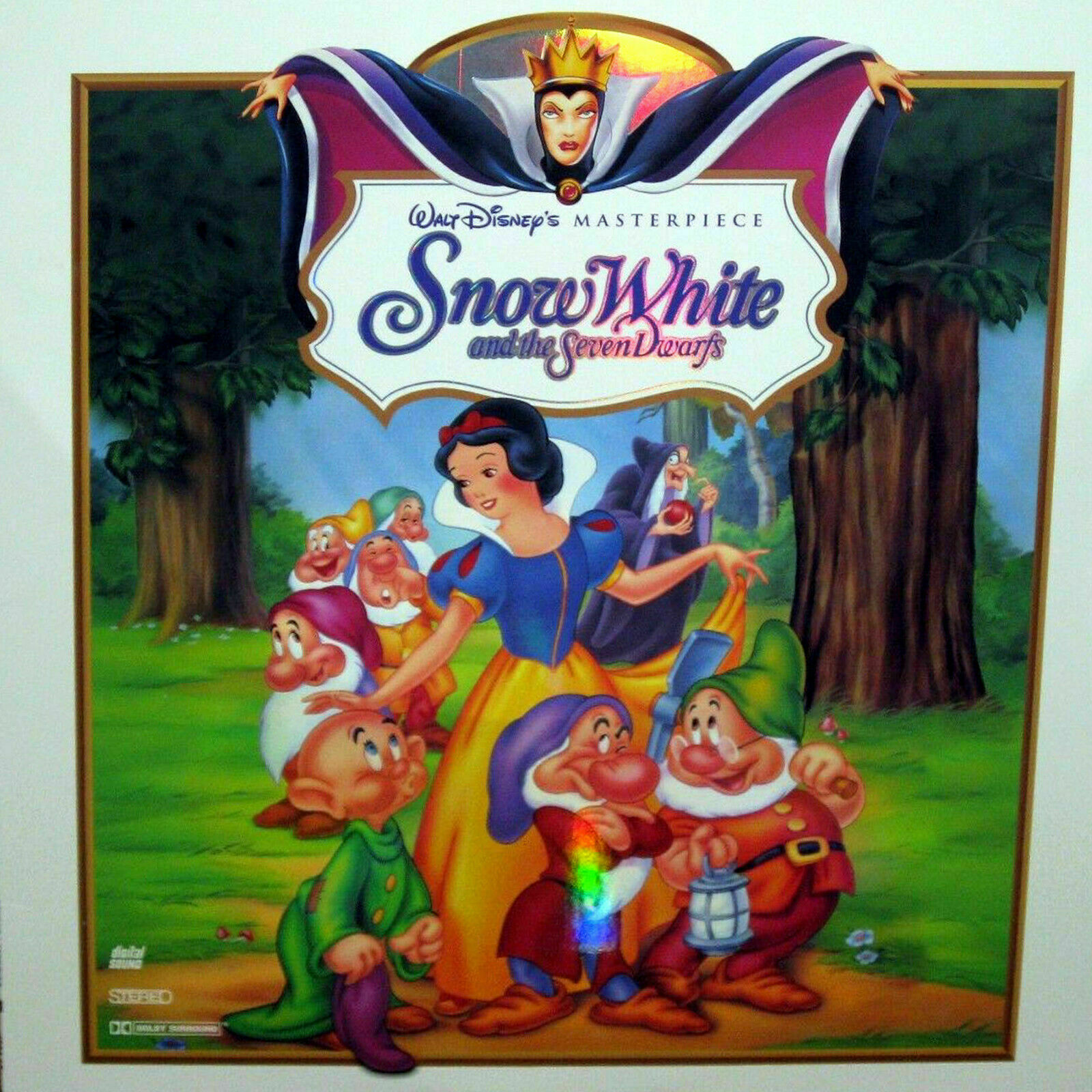 Laserdisc Snow White And The Seven Dwarfs 1 Disc