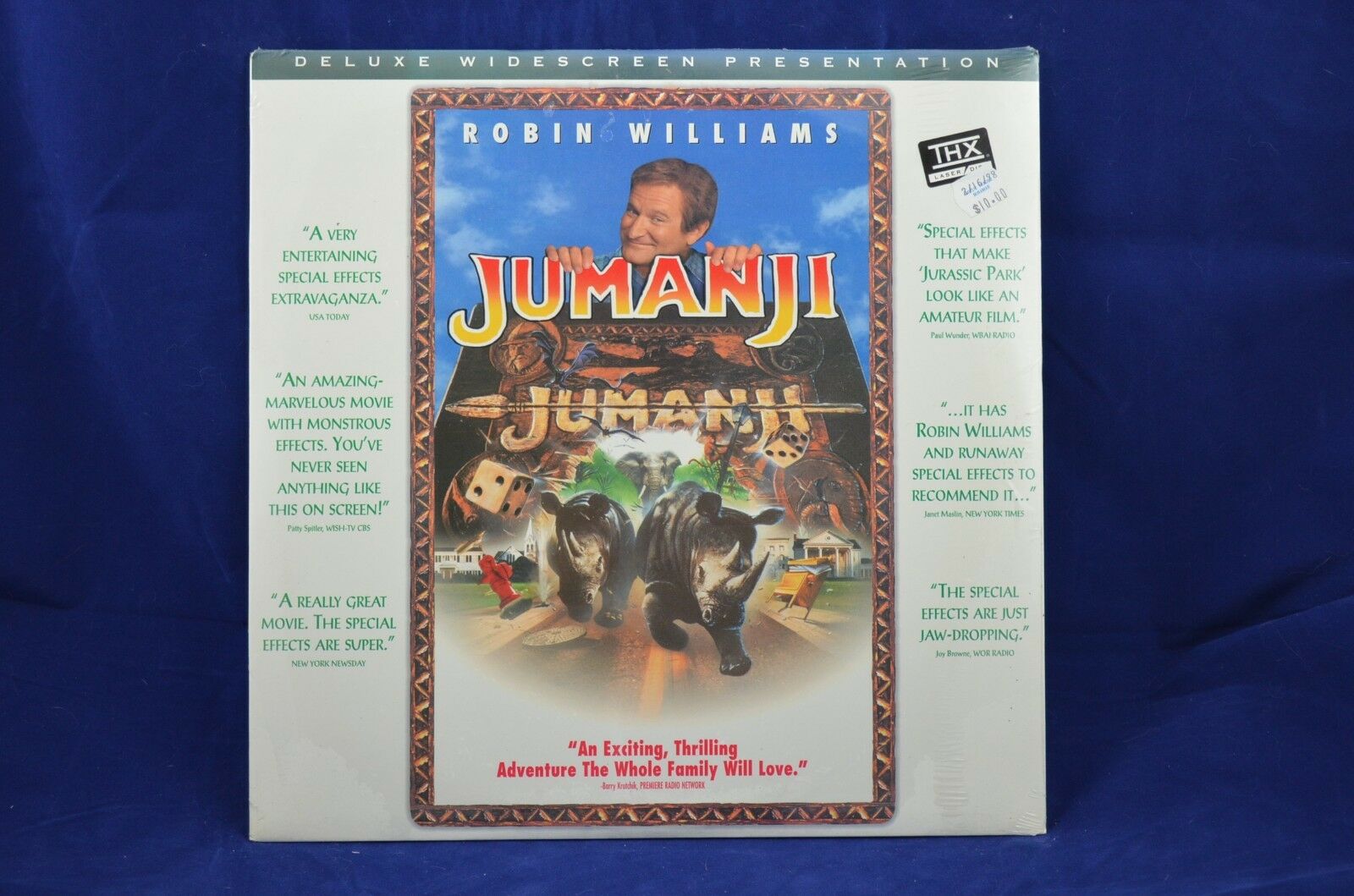 Jumanji - New And Sealed - Widescreen Laser Disc