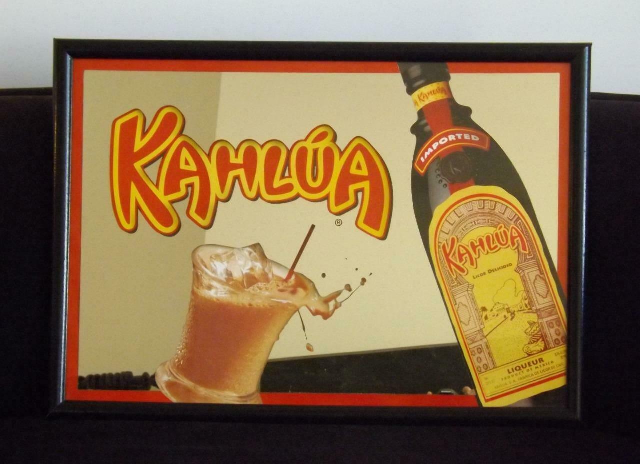 Kahlua Bar Mirror Sign 28"x20" Exc