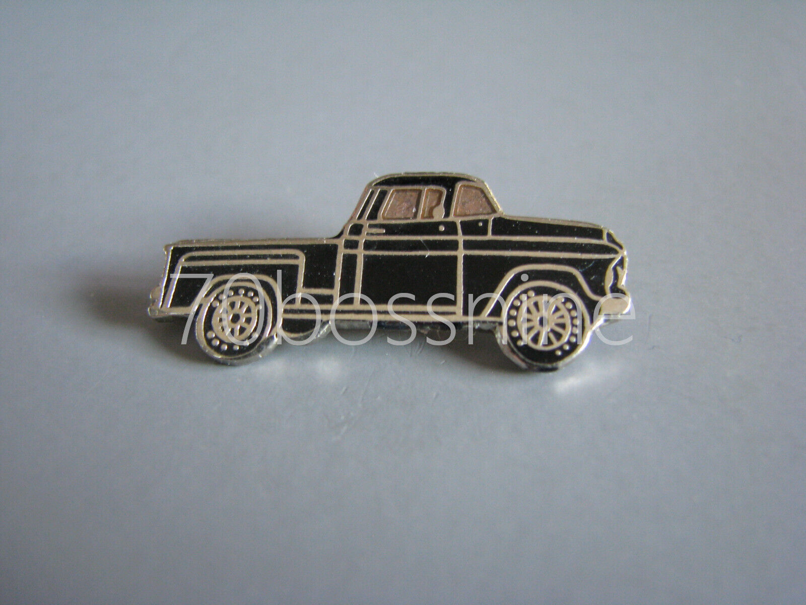 1950s Chevrolet Chevy Pickup Truck Black 1 1/4" Automotive Hat Pin Lapel Pin