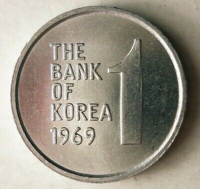 1969 South Korea Won - Au/unc - From Roll - Free Ship - Bin Mmm