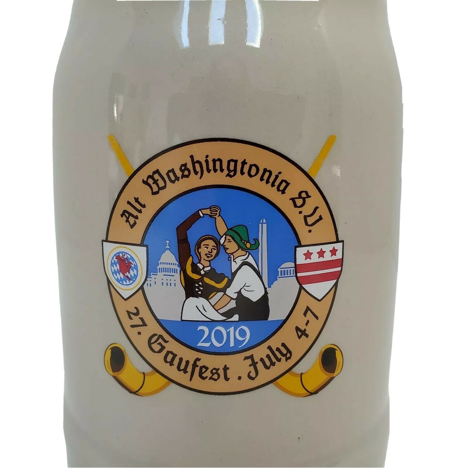 Gaufest 2019 Beer Stein Mug Washington Dc Made In Germany Rastal 0.5 Liter