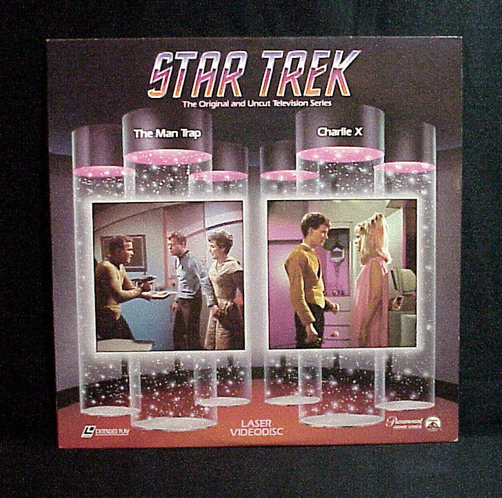 Star Trek Television Series Episodes 6 & 8 Laser Videodisc Video Movie