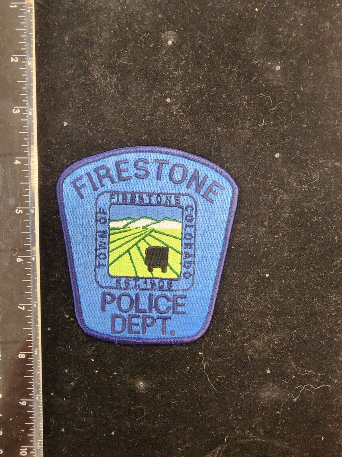 Vintage Police Patch – Town Of Firestone Colorado Police Patch