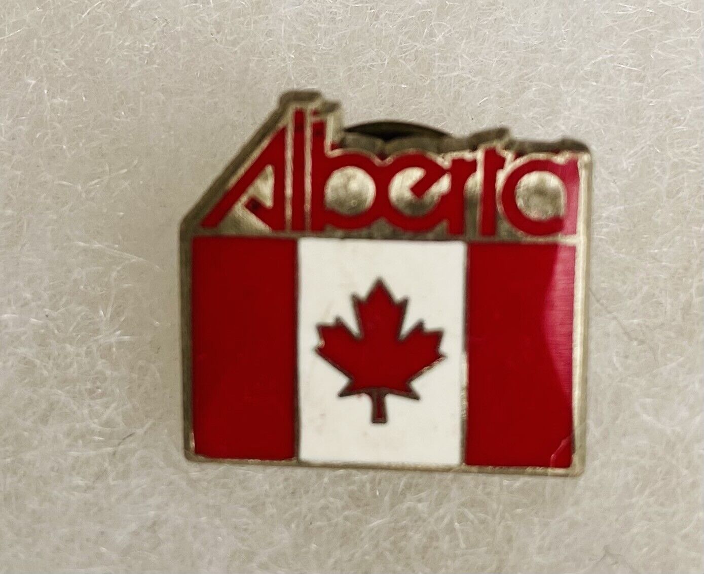 Alberta Hat Or Lapel Pin  Canada Maple Leaf Flag  Lot 1 Of 2