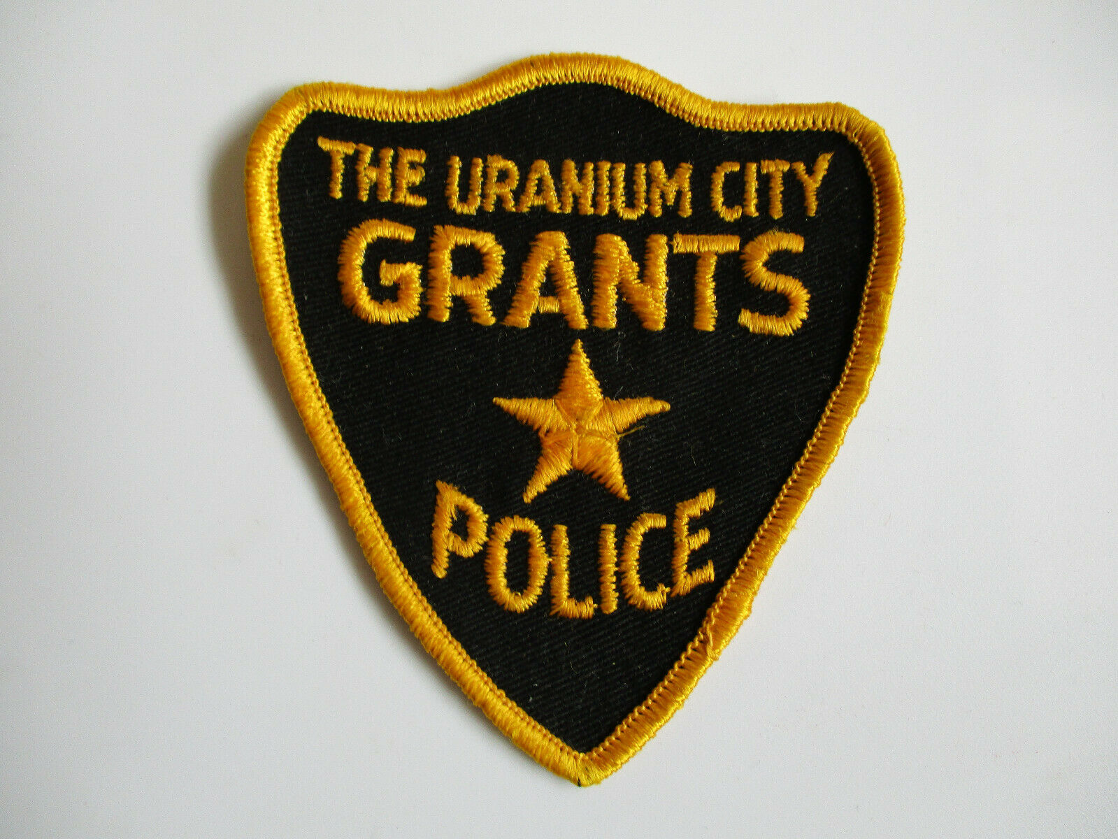 Vintage 1970s Old Grants New Mexico The Uranium City Police Patch