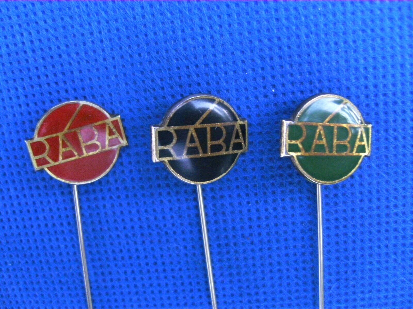 Raba Trucks - Lot Of 3 Different  Pin Badges
