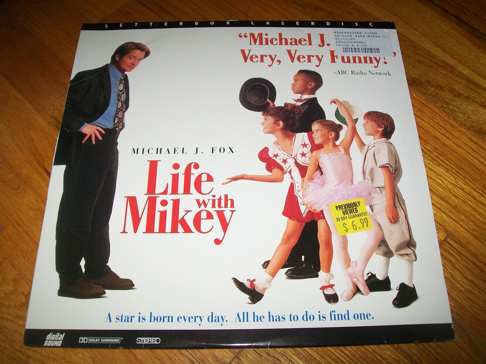 Life With Mikey Laserdisc Ld Widescreen Format Great Film Michael J. Fox Stars!