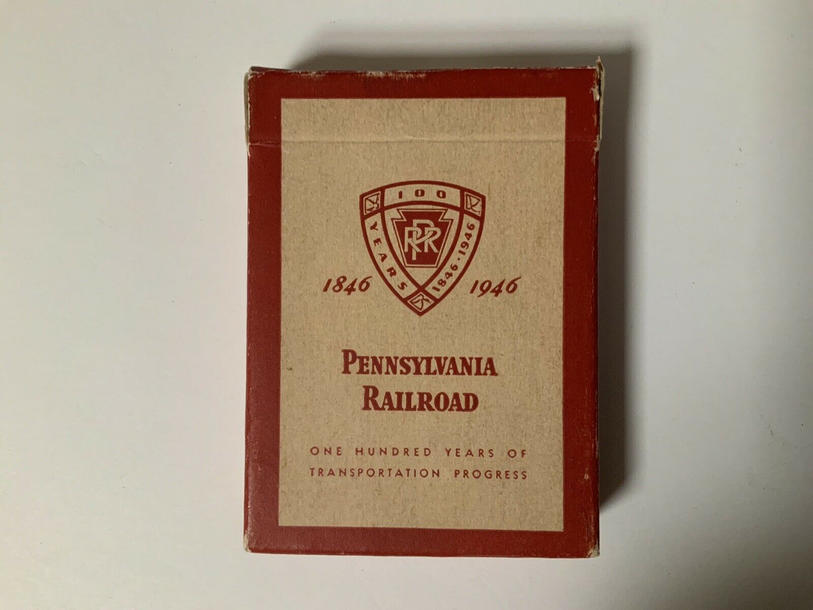 Pennsylvania Railroad 100 Years Full Deck Playing Cards 1946