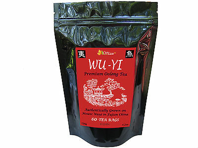 Premium Chinese Wu-yi Wulong Diet Detox Weight Loss Oolong ~ 60 Tea Bags