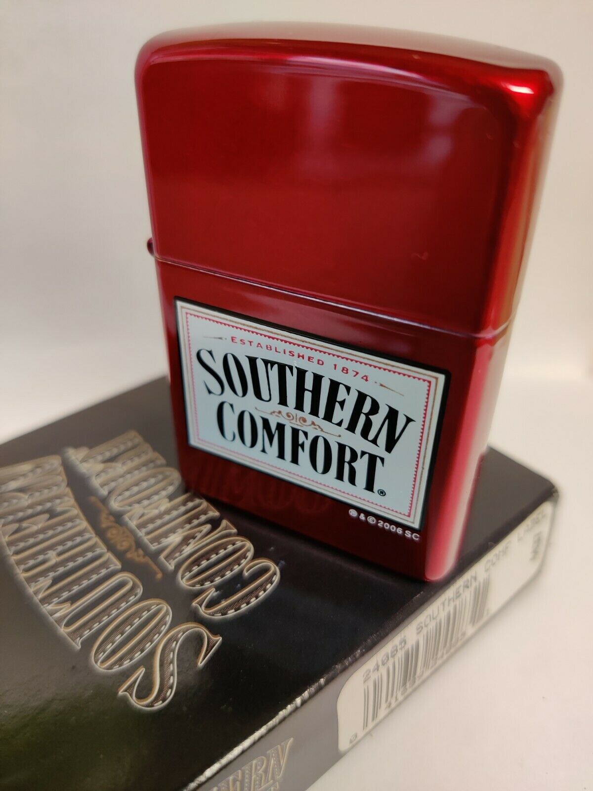 Zippo Southern Comfort Candy Red 24085 2008 New In Box