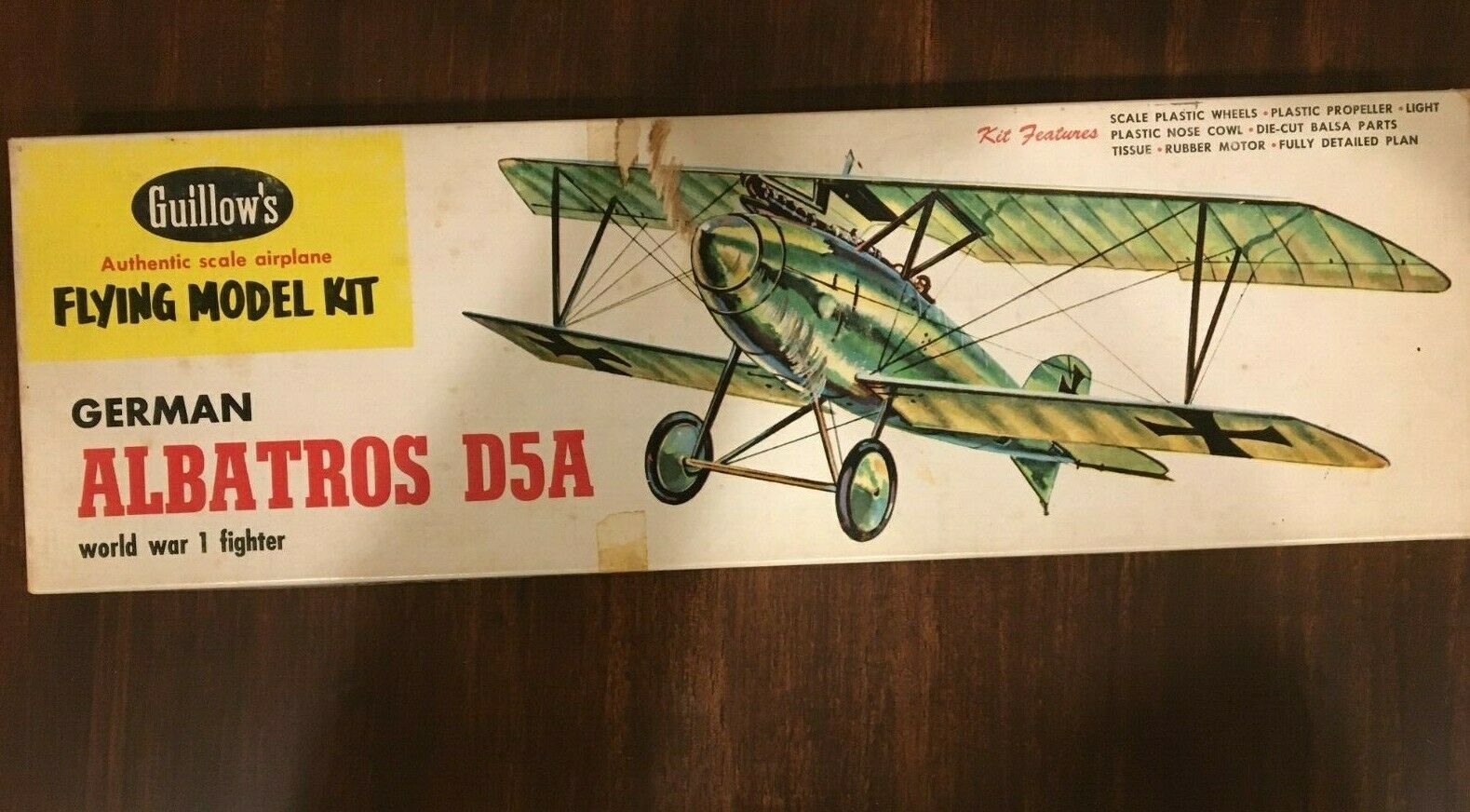 Rare 100% Complete All Original Never Started Guillows Model Airplane Kit Nib
