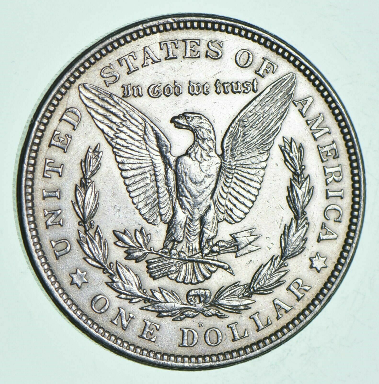 1921-d Morgan Silver Dollar - Last Year Issue 90% $1.00 Bullion Polished - Xf/au