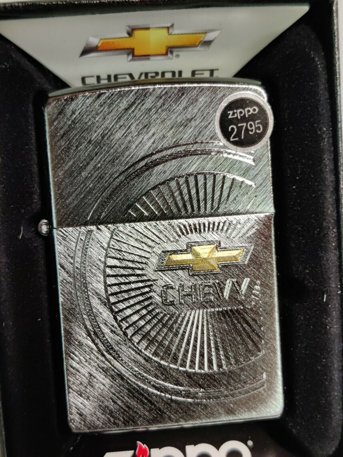 Zippo Lighter Chevy 2015 28423 New In Original Labeled Box