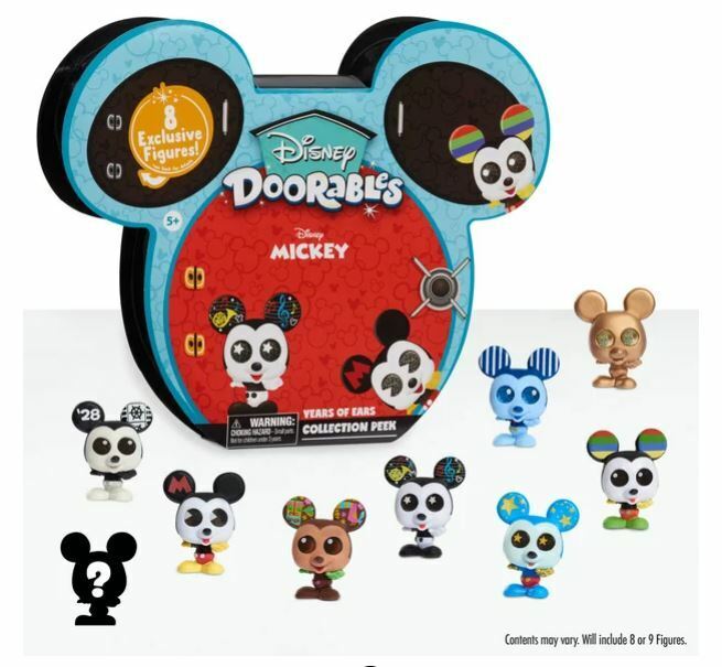 New Disney Doorables Mickey Mouse Years Of Ears Collection Peek - 8 Figures
