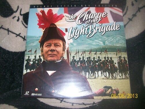 The Charge Of The Light Brigade Letterbox Laserdisc Ld  Free Ship $30 Orders