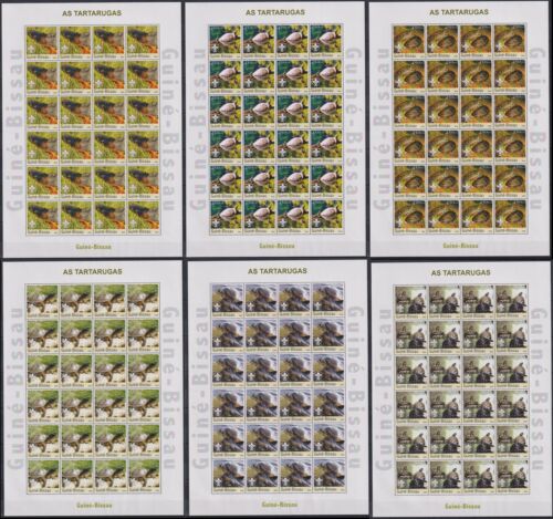 St47p. Guinea-bissau - Mnh - Animals - Turtles - 2003 - Full Sheet