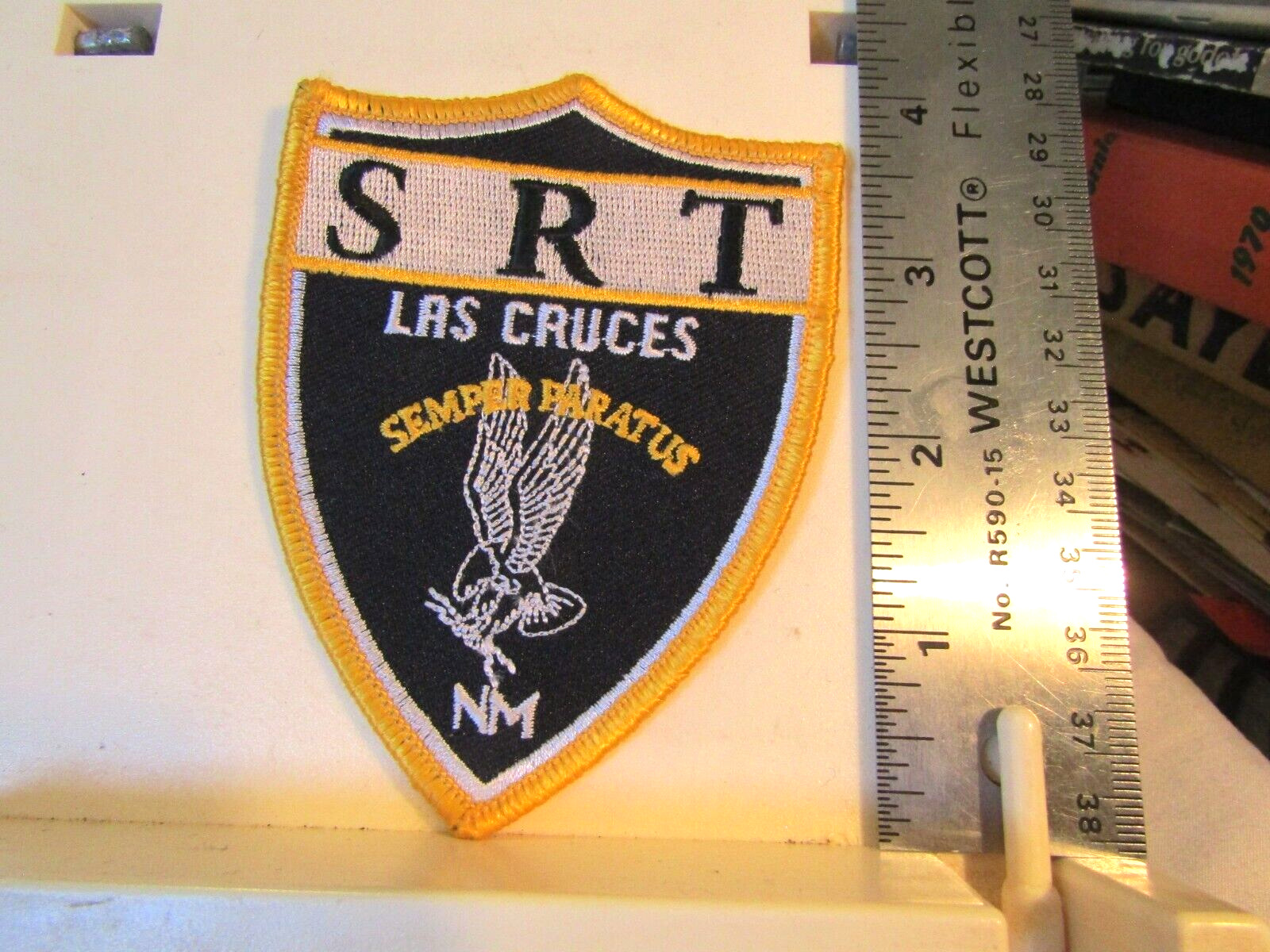 Las Cruces Srt Special Response Team Police New Mexico Patch 4.3" Nos *