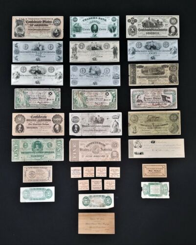 Group Lot Of Facsimile, Reprint And Advertising Notes
