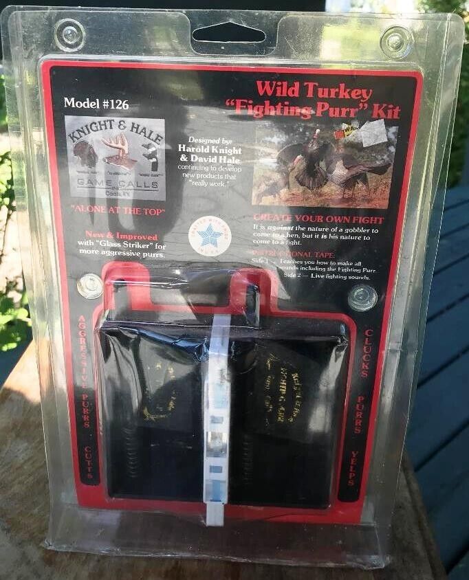 Wild Turkey "fighting Purr" Kit Kinight And Hale Model 126