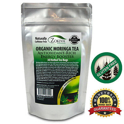 Moringa Tea 100% Pure (30 Bags) Organic All-natural Energy Booster